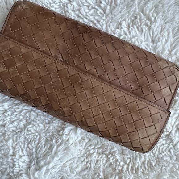 Bottega Veneta Brown Woven Leather Card Holder - Picture 3 of 8